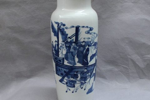RYVX07 blue and white ceramic vase