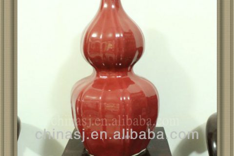 RYWC12 Mordern Chinese Red Vase