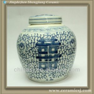 Double happiness Ceramic Jar Vase