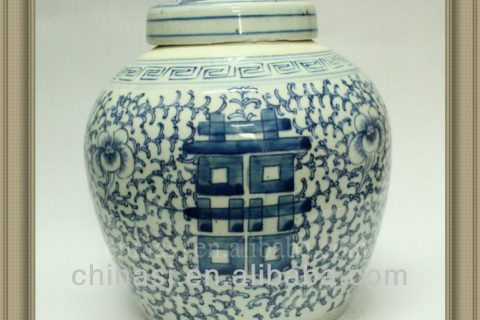 Double happiness Ceramic Jar Vase
