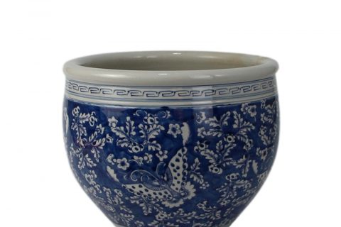 RYWD13 oriental blue and white flower pot