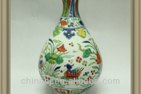 RYWF03 colored flower vase beads