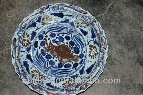 big decorative Porcelain Plate for appreciate RYVH09