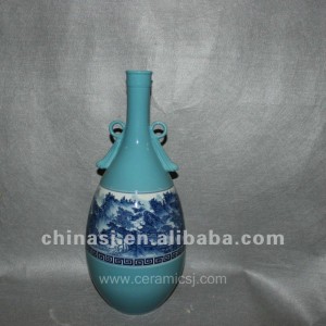 blue Decorative Porcelain Vase RYVF03