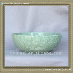 crackled chinese ceramic bathroom sink WRYBH89