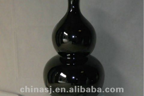 hand made black glaze ceramic Vase RYRJ04