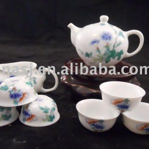 WRYAS62 8pcs porcelain tea sets with pot and cup