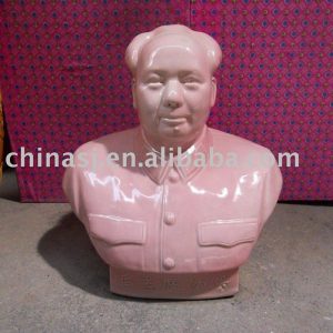 Chairman Mao Porcelain Statue WRYGU09