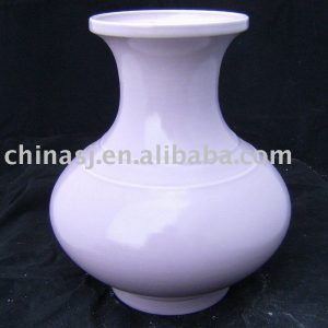 purple glazed porcelain vase