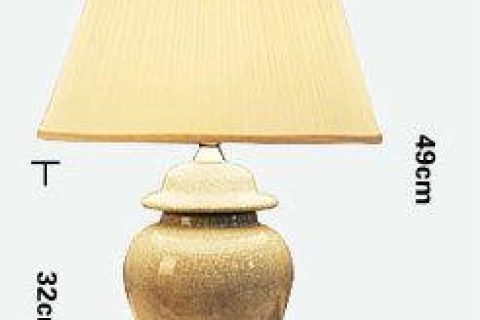 TYLP74 Crackle Glaze Ceramic Table Lamps