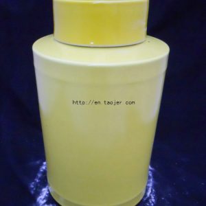WRYKB20 36cm Yellow ceramic cookie jars