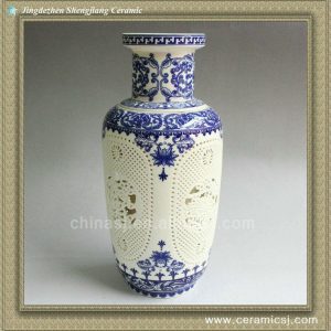 RYXH06 chinese hollowed-out ceramic vase