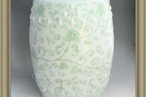 celadon ceramic outdoor garden stool WRYNQ13
