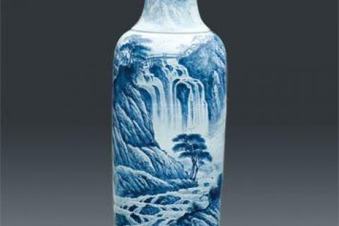 Chinese Large Decorative Ceramic Floor Vases