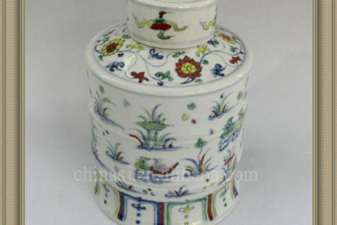 RYWR02 wholesale hand painted Ming reproduction candy jars