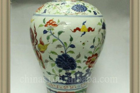 RYWF02 antique Ming Dynasty ginger jar