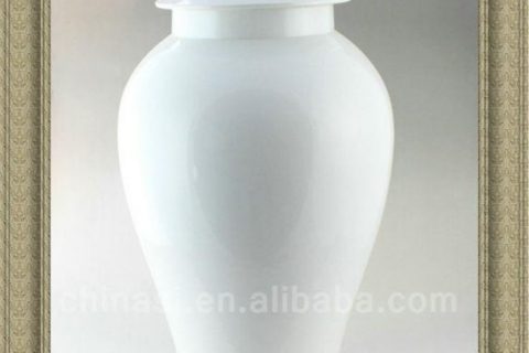 RYNQ42 25inch Porcelain Ginger White Jar