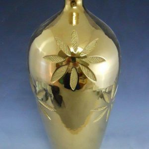 WRYLH04 Gold engraved ceramic Vase 