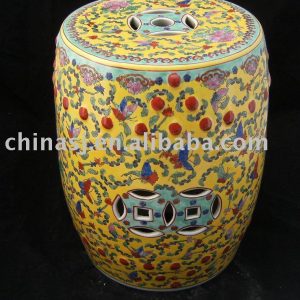 WRYAZ08 Famille rose Porcelain Garden Stool 