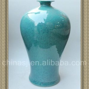 RYDB39 19.5inch Ceramic Solid Color Meiping Vases
