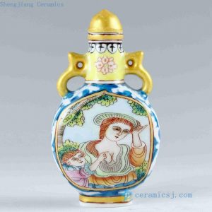 RZCH06 Hand painted Chinese Snuff Bottle