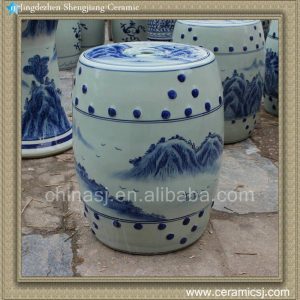 RYAZ339 H16.5inch Blue and White China Bar Stool 