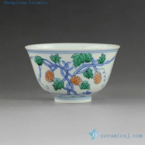 14YM10 Jingdezhen Porcelain Tea Cups Hand made hand painted