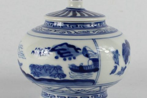 RZBP01 H3.6" jingdezhen blue and white Tea Jar