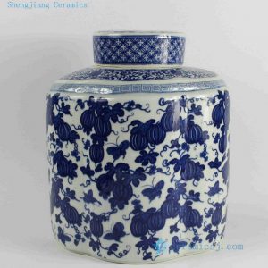 RYJF52 H11.5" wholesale Porcelain wedding candy jars