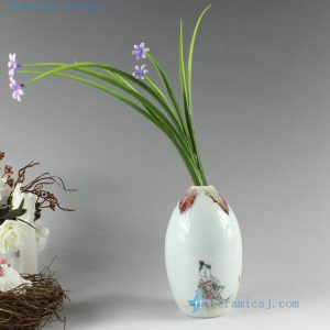 2D01 Small hand painted ceramic vases
