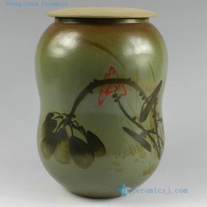 h6" Hand painted Ceramic Cookie Jar