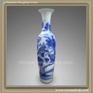 RYXJ02 Blue white big vases