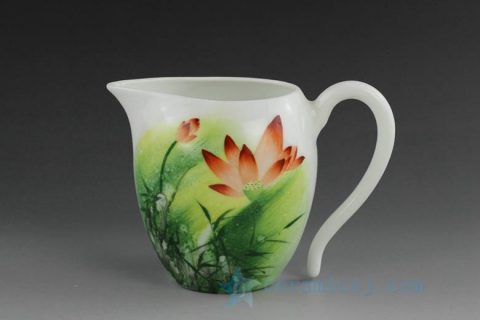 Jingdezhen hand made painted porcelain tea cups and pots