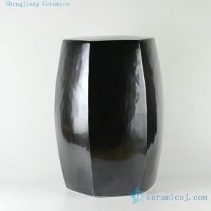 RYNQ170 19.5" 6 sided solid color ceramic stool patio barstools