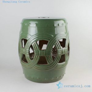 RYIR113 18" Chinese ceramic stools