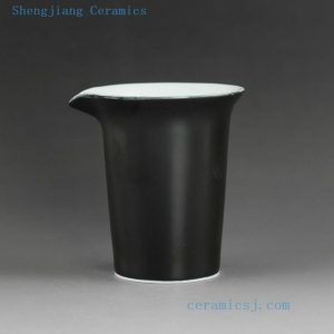 Plain color porcelain tea fair cup