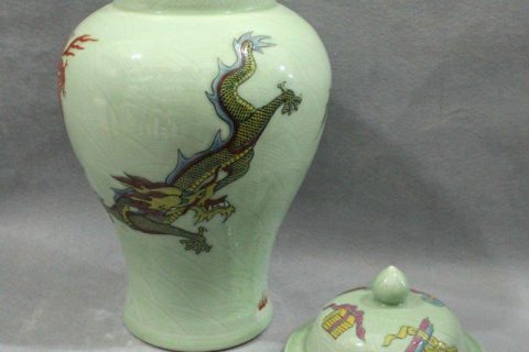dragon ceramic Home Decor Ginger Jar RYUX05