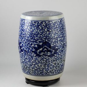 Jingdezhen hand painted blue and white ceramic stools