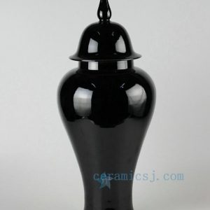 RYKB114 22" Solid color porcelain temple jars 