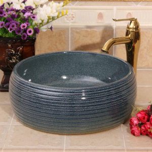 RYXW456 Color glazed Ceramic hand wash basin