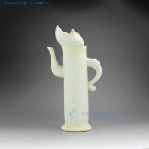 RZEI03 13.7" Porcelain bamboo pot pitcher antique finished