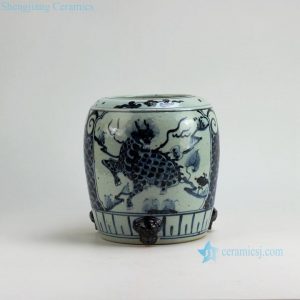 RZFB03 H9.2" Jingdezhen blue and white vases burner