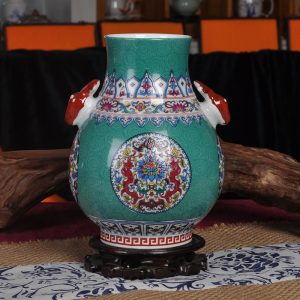 Deer Handle Ceramic Vases