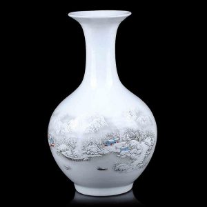 Snow design Porcelain Vases