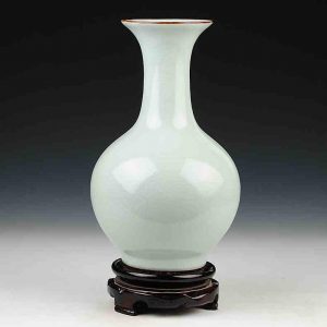 Crackle Glazed Ceramic Vases