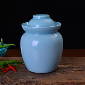 Solid Color Ceramic Pickle Jars