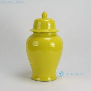 RYKB117-A-F Solid color Ceramic Ginger Jars