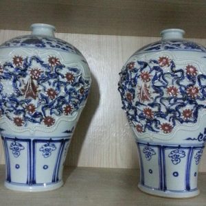 Ming reproduction porcelain vases and jar