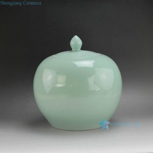 RYNQ173 11" Light Color Ceramic Lidded Jars
