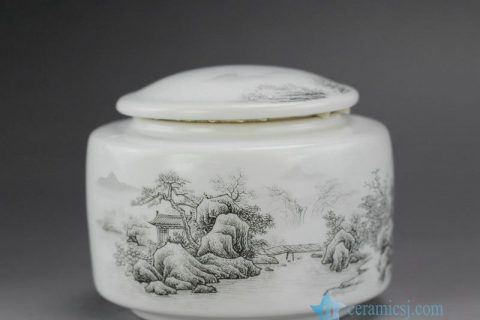 RZFL03 4" Ceramic Tea Jar
